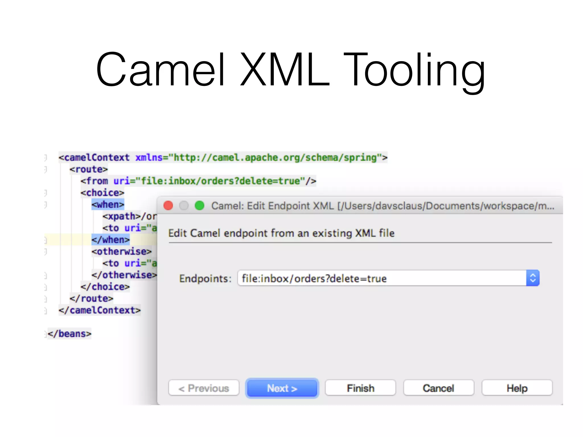 Camel XML Tooling
 