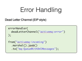 Error Handling
 