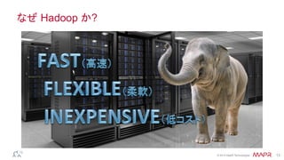 ®
© 2014 MapR Technologies 13
なぜ Hadoop か?
 