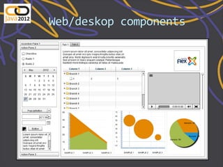 Web/deskop components
 