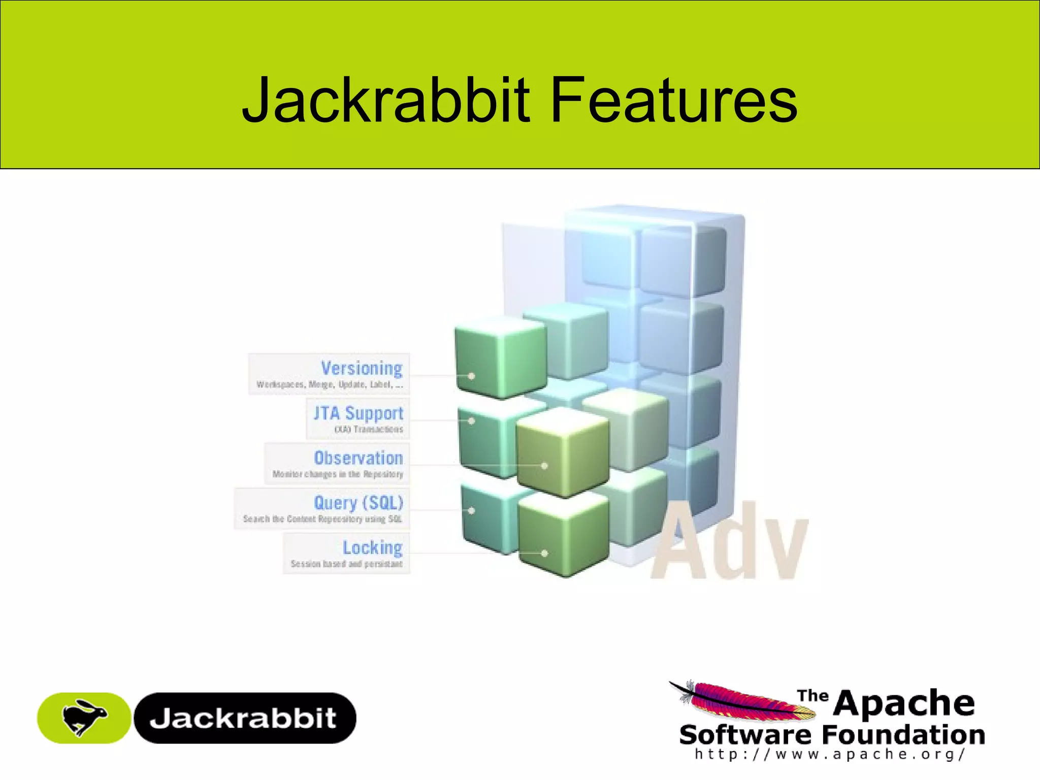 Jackrabbit Features
 
