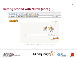 Getting started with Nutch (cont.) 