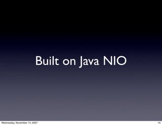 Apache MINA: The high-performance protocol construction toolkit.