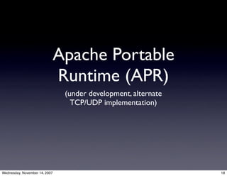 Apache MINA: The high-performance protocol construction toolkit.