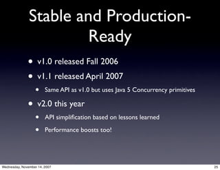 Apache MINA: The high-performance protocol construction toolkit.