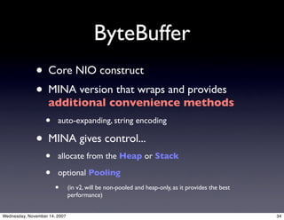 Apache MINA: The high-performance protocol construction toolkit.