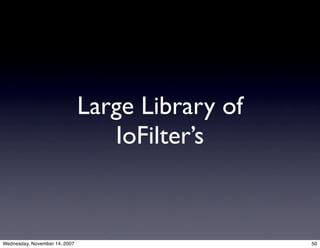 Apache MINA: The high-performance protocol construction toolkit.