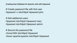 Configure Apache Mutual Authentication | PPTX