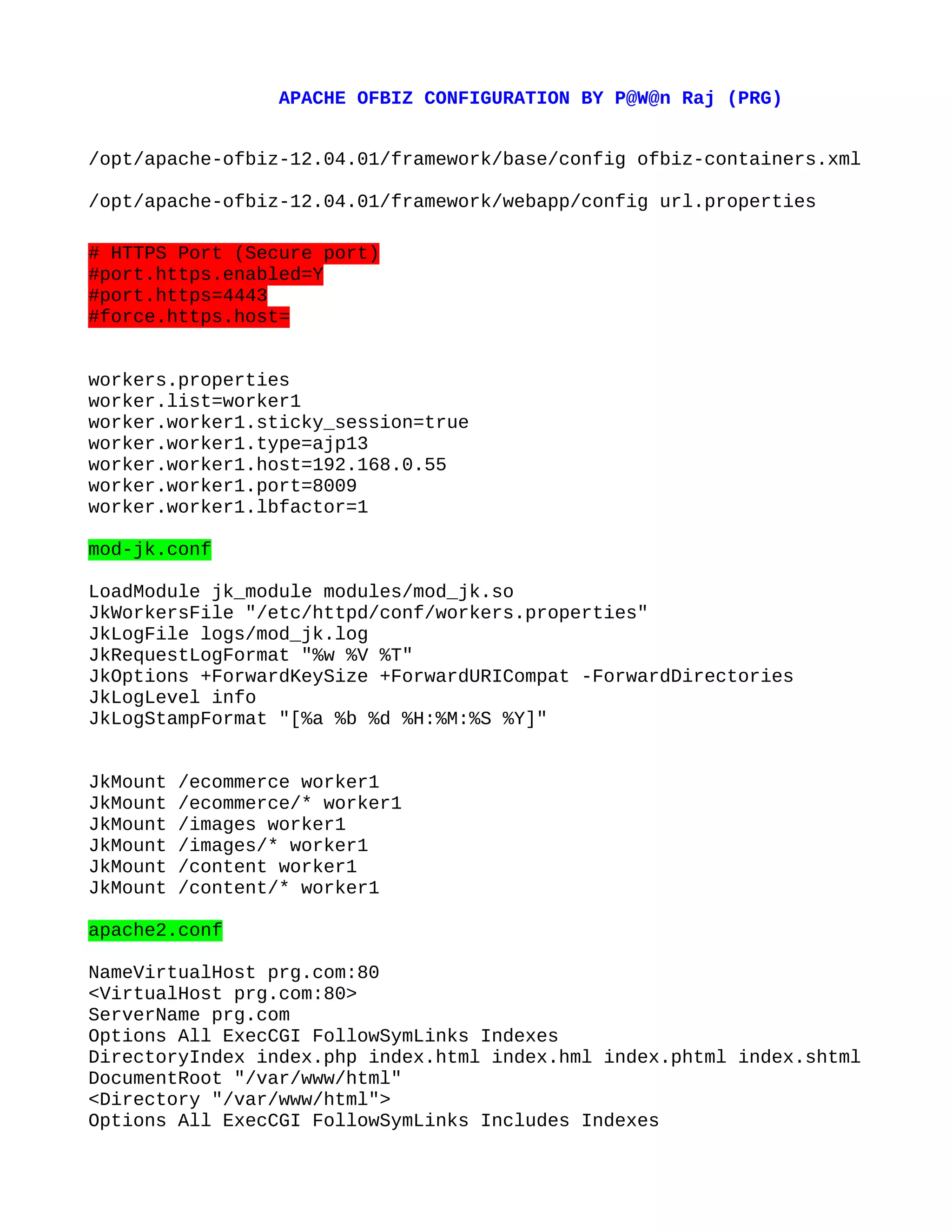 Apache Ofbiz PDF Apache ofbiz pdf