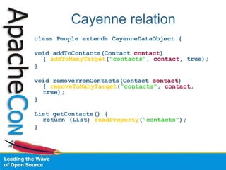 Apache Persistence Layers | PPT