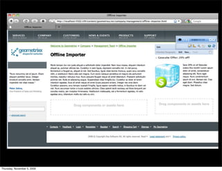 Thursday, November 5, 2009
 