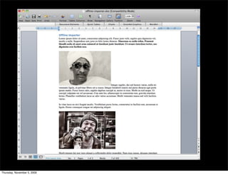 Thursday, November 5, 2009
 