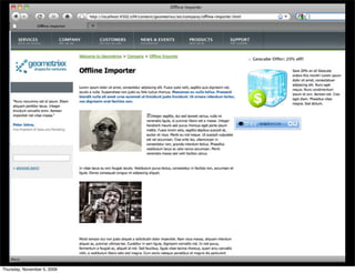 Thursday, November 5, 2009
 