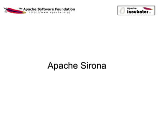 Apache Sirona

 