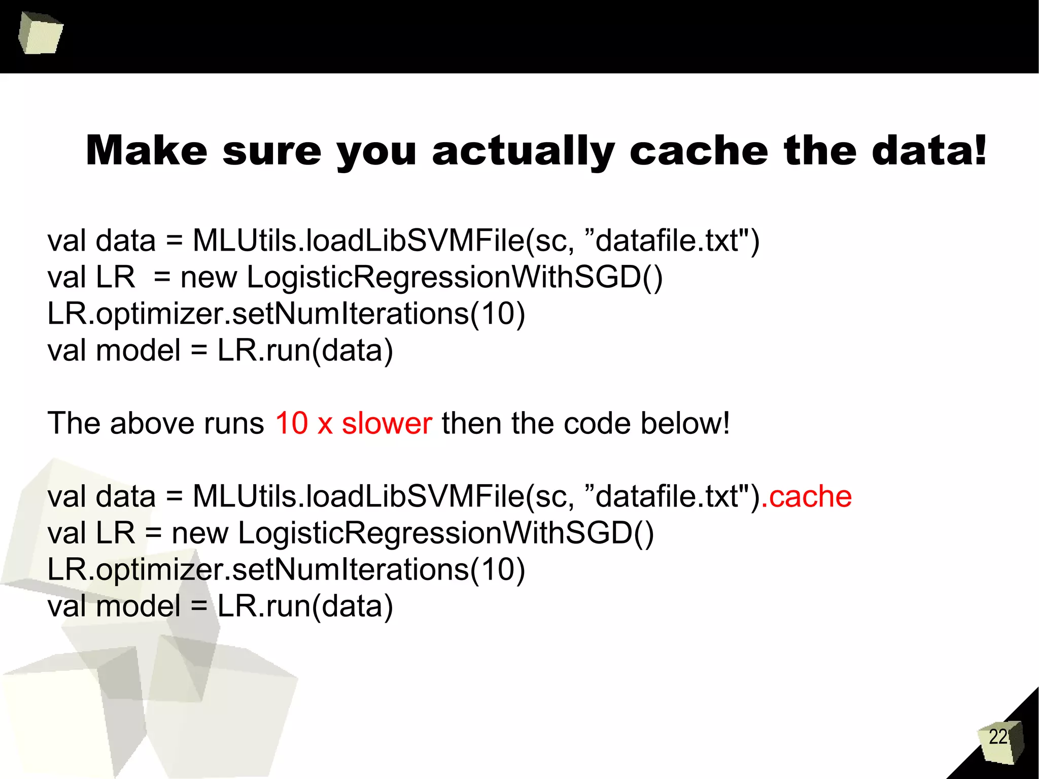 Machine Learning Example
Digit Classification (MNIST database)
Digit(Classification:(MNIST(
Digits consist of 784 pixel values
Training set: 60,000 images; Test set: 10,000
 