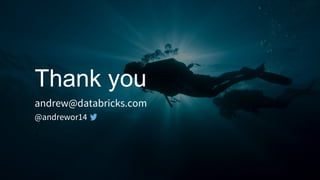 Thank you
andrew@databricks.com
@andrewor14
 