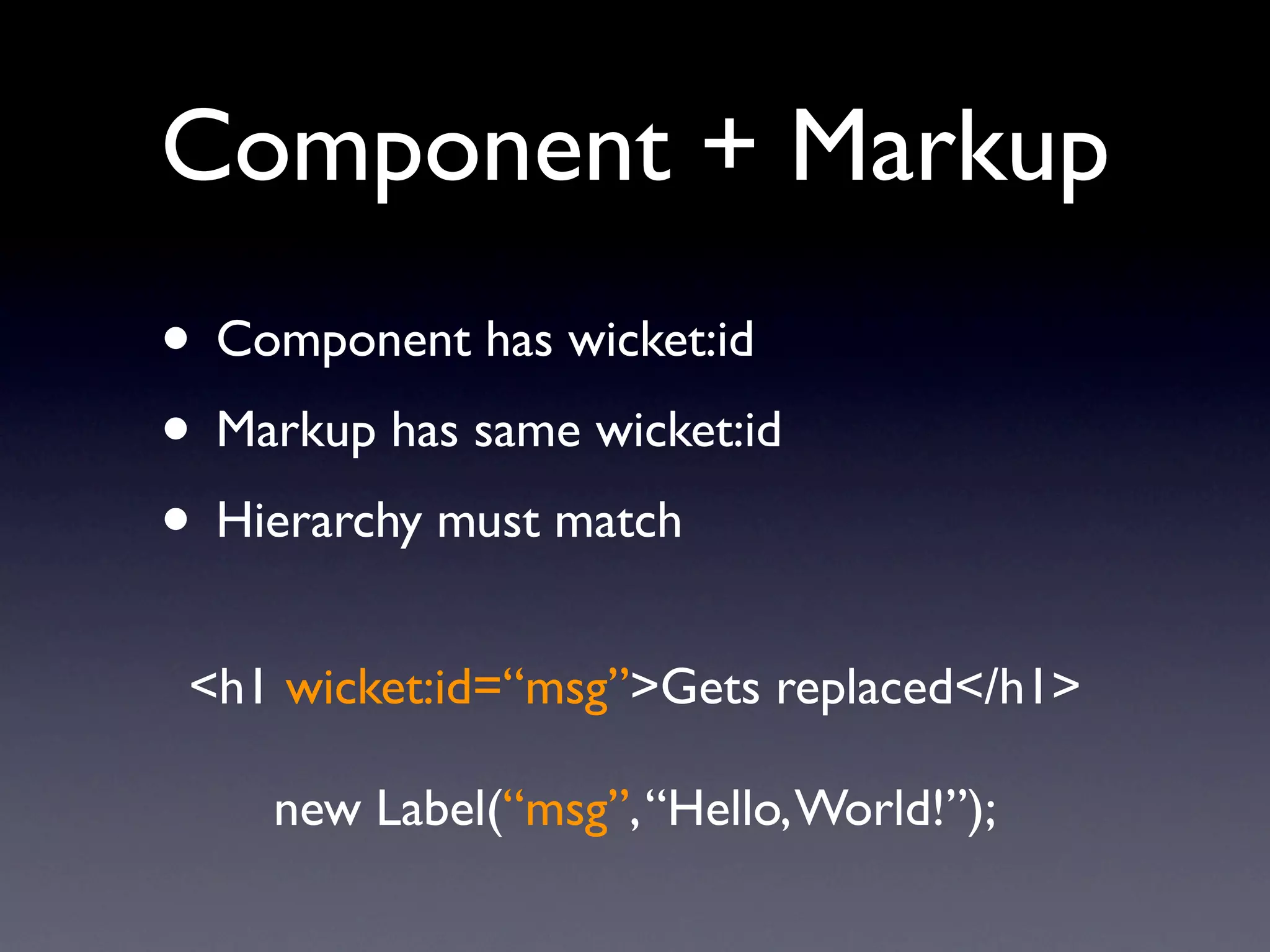 Apache Wicket: Web Applications With Just Java
