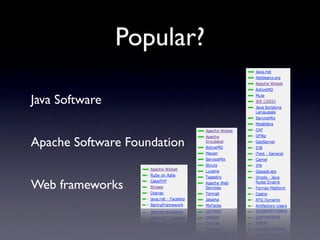 Apache Wicket: Web Applications With Just Java