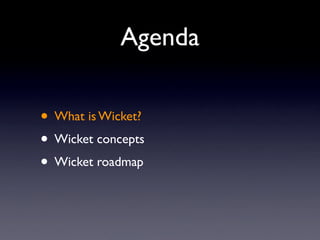 Apache Wicket: Web Applications With Just Java