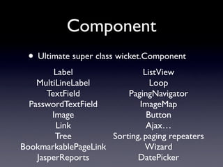 Apache Wicket: Web Applications With Just Java