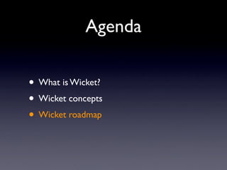 Apache Wicket: Web Applications With Just Java