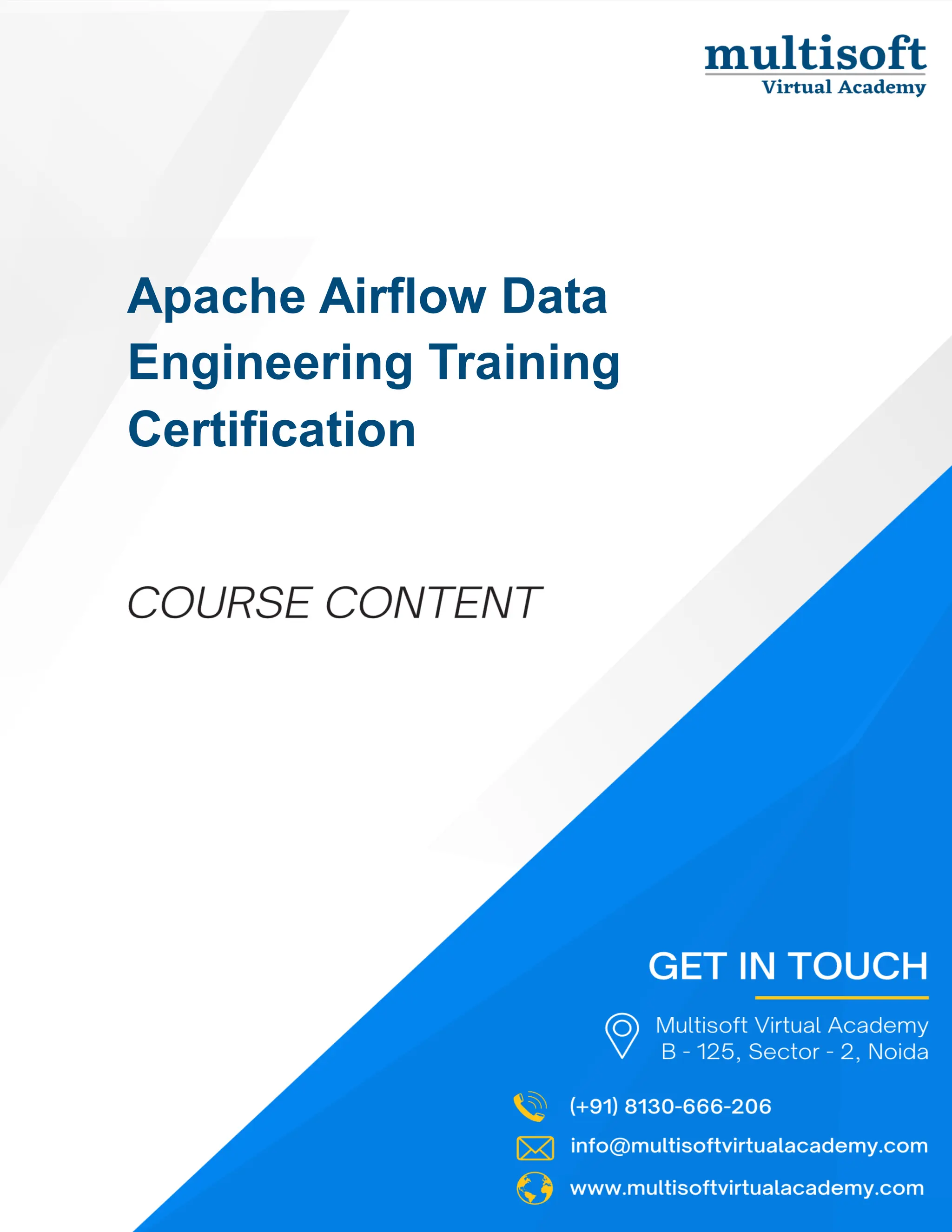 Apache Airflow Data Engineering Training Certification.pdf