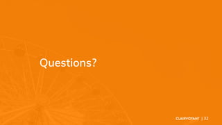 Questions?
| 32
 
