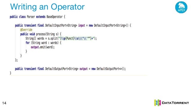 deep dive into apache apex app development another word for apex