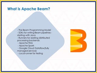 Apache Beam - Making Big Data Processing Portable | PPTX
