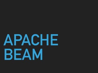 APACHE
BEAM
 