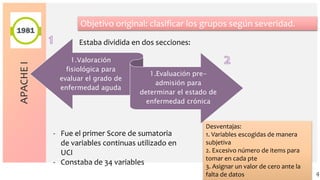 Valoración APACHE | PPTX