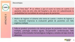 Valoración APACHE | PPTX