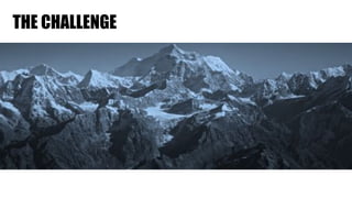 THE CHALLENGE
 