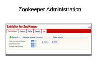 Zookeeper Administration
 