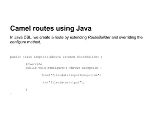 An introduction to Apache Camel | PPT