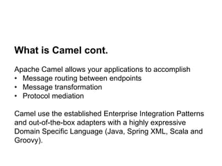 An introduction to Apache Camel | PPT