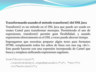 Apache Camel - Parte II | PDF