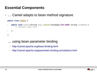 Using Apache Camel connectors for external connectivity | ODP
