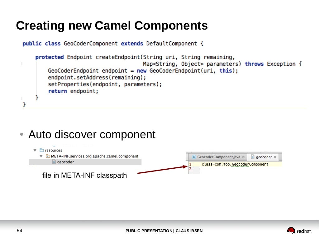 Using Apache Camel connectors for external connectivity