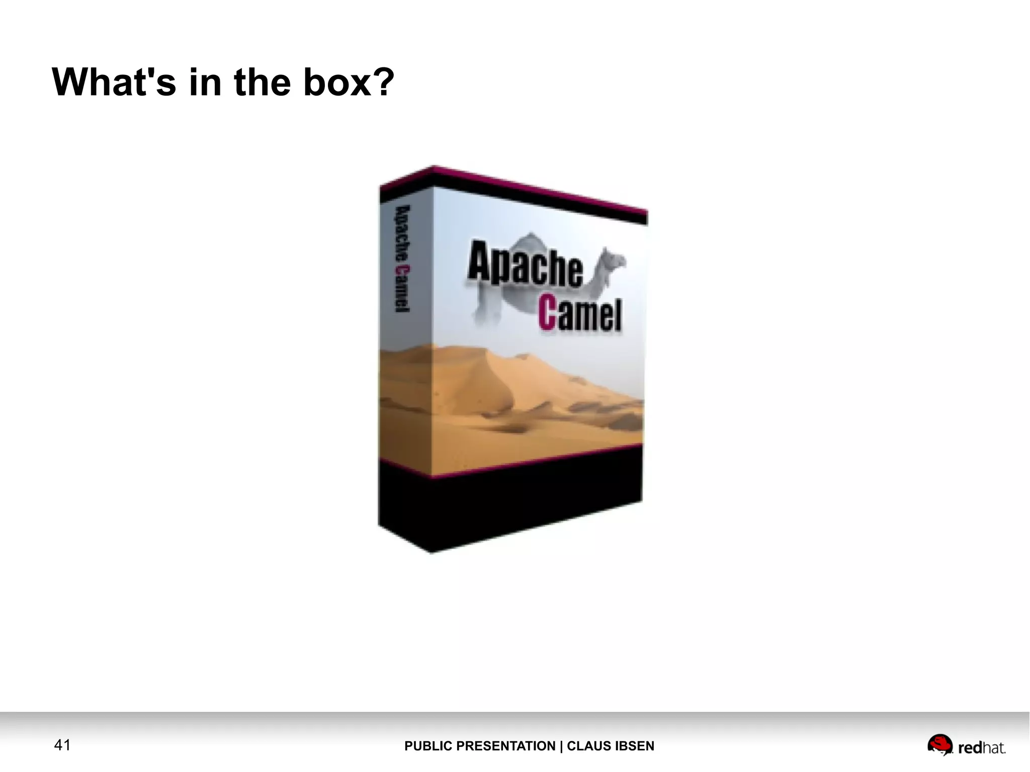 What's in the box?

41

PUBLIC PRESENTATION | CLAUS IBSEN

 