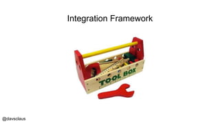 @davsclaus
Integration Framework
 