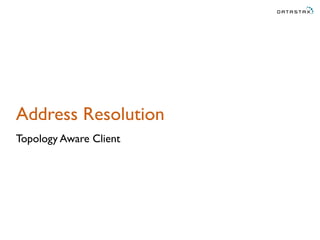 Address Resolution
Topology Aware Client
 