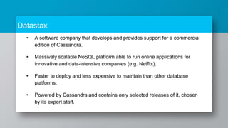 Companies Using Cassandra Presentation of Apache Cassandra | PPTX