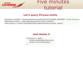 Илья Драбеня - Apache Cayenne Intro | PDF