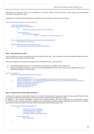 Apache commons chain in Spring Framework | PDF