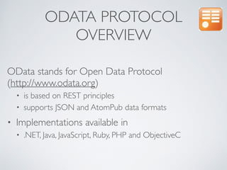 Apache Olingo - ApacheCon Denver 2014 | PDF