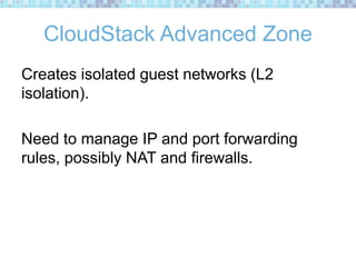CloudStack “inherited” Drivers
Apache Libcloud
 
