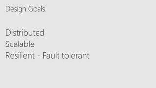 Resilient - Fault tolerant
 