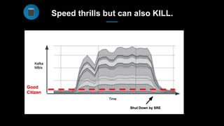 Speed thrills but can also KILL.
 