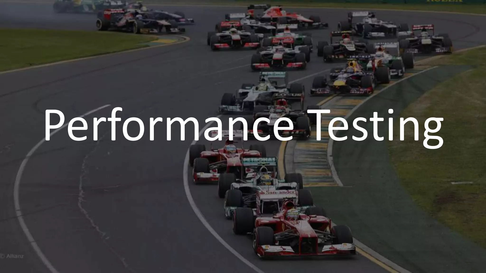 Performance Testing
 